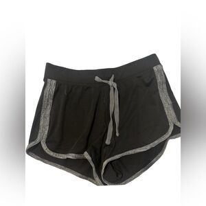 Kids Justice workout shorts black and gray